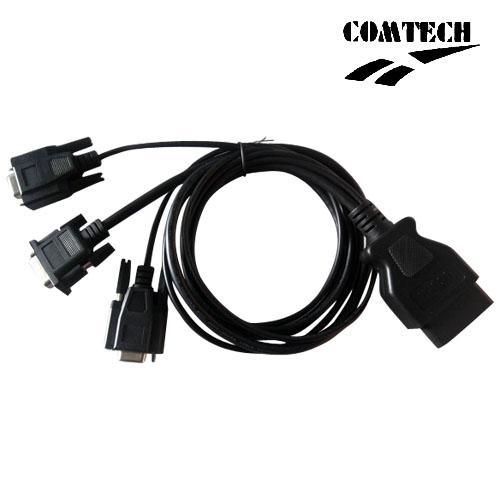 J1962 OBD 16P 公头转 VGA 9P 母头*3 诊断线